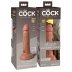 Фаллос King Cock 6" Silicone Dual Density
